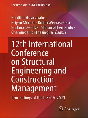 cover image of 12th International Conference on Structural Engineering and Construction Management